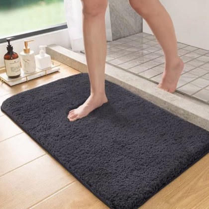 Modern Minimalist Solid-color Faux-cashmere Rug