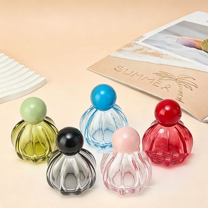 50ml Colored Glass Perfume Bottle With A Screw Cap