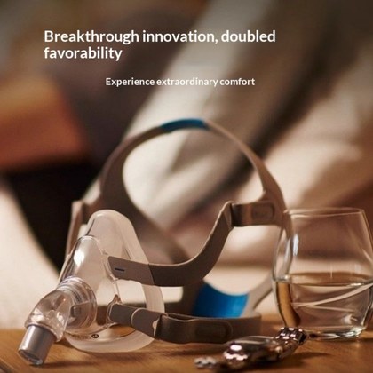 Ventilator Head-mounted Silicone Nasal-oral Mask