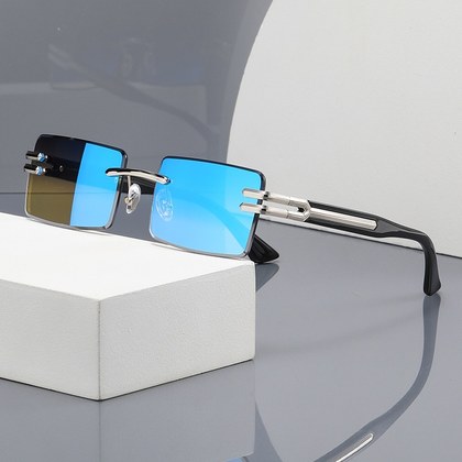 Frameless Metal Mens Sunglasses European And American Style