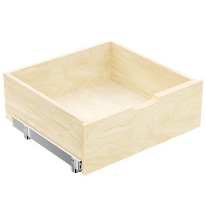 Hard Close Pull Out Cabinet Organizer 8  High Drawer 22  W X 21  D Wood Slide Out Shelves Cabinet Storage Organizer With Full Extension Rail Slides …