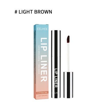 Peel-off Lip Liner  Light Brown--dark Brown