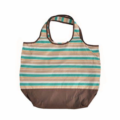 AT FIRST Reusable Eco-Friendly Shopping Bag Protable Foldable Storage Bag 2Sizes AFW551-stripe-700040