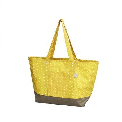 Picnic Camping Large Insulated Cooler Bag Reusable Shopping Bag Shoulder Tote AU AFW590-yellow Point-700152