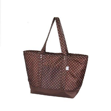 Picnic Camping Large Insulated Cooler Bag Reusable Shopping Bag Shoulder Tote AU Brown Point