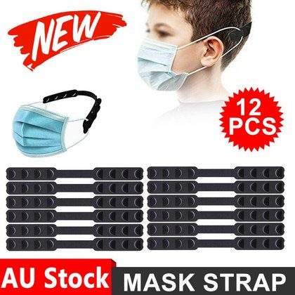 12Pcs Face Mask Strap Ear Protector Hook Extension Fixing Clip Ear Saver Buckle