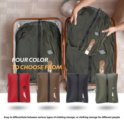 Reusable Travel Vacuum Compression Storage Bag, Multi-purpose TPU Vacuum Compression Bag, Waterproof And Moisture-proof Zipper Luggage Storage Bag, …