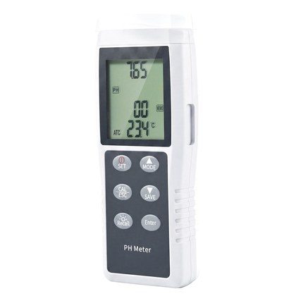 PH Meter, 0-14 PH Range, IP68 Waterproof Probe, 3-Point Auto Calibration, Portable Tester Kit With Calibration Powder Packets, Temperature Probe, Ca…