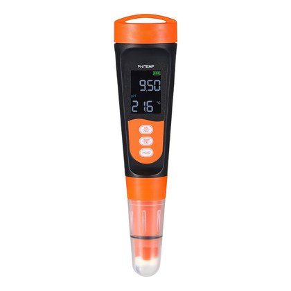 PH Meter, 0-14 PH Range, IP68 Waterproof Probe, Pocket Tester Kit With Calibration Powder Packets, VA Display Screen, For Drinking Water, Hydroponic…