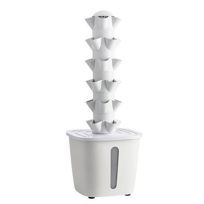 Hydroponic Tower, 30 Pods 6 Tiers Hydroponics Growing System Kit With App Control, Vertical Home Garden With 20L Water Tank & Pump, Planter Germinat…