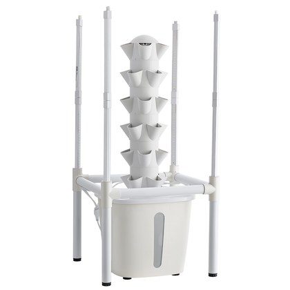 Hydroponic Tower, 30 Pods 6 Tiers Hydroponics Growing System Kit With LED Grow Light & App Control, Vertical Home Garden With 20L Water Tank & Pump,…
