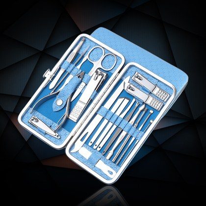 Manicure Set - 19 In 1 Professional Nail Clippers Pedicure Kit, Manicure Tool Kit, Stainless Steel Facial Grooming Set Kit, Gift Idea For Women, Men…