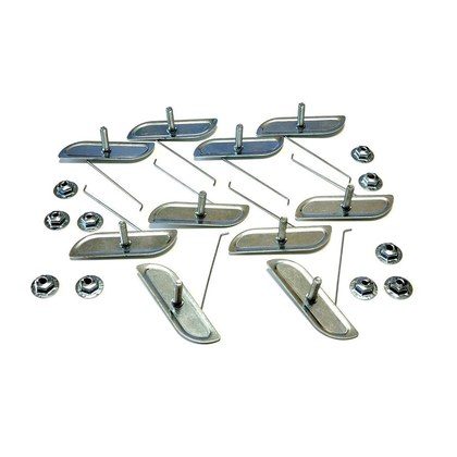 Trim Moulding Molding Clips & Nuts For Chrysler Dodge Plymouth 10pcs E