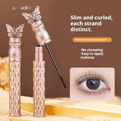 Flower And Butterfly Themed Volumizing Mascara For Lengthened Curled Lashes