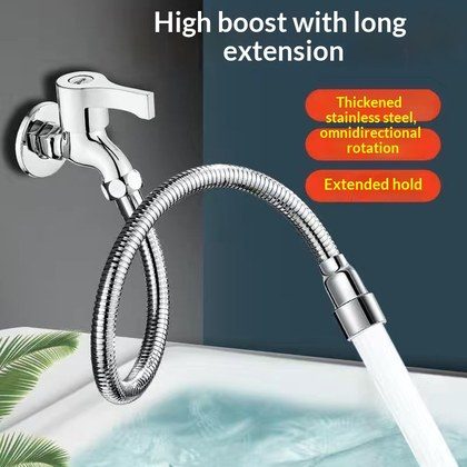 Faucet Extender Universal Water Inlet Extension Pipe