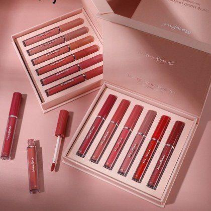 Lipstick Set Matte Long-Lasting Non-Staining Lip Glaze Makeup