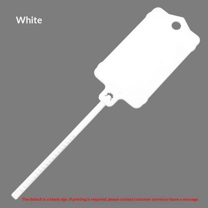 Reusable Plastic Multi-color Key Tag Cards