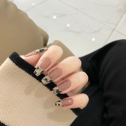Pure And Seductive Style Nail Tips Finished False Nail Stickers