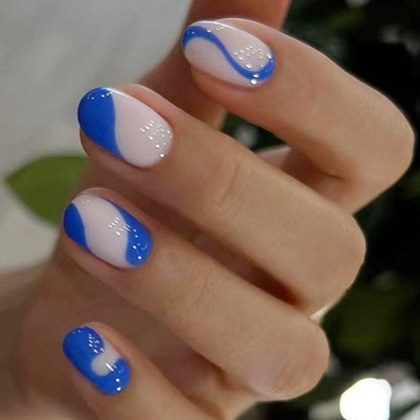 Foreign Trade Style False Nails Wearable Nail Tips Summer Hot-selling Ballet Nails Cross-border Nail Tips 24-piece Boxed Set