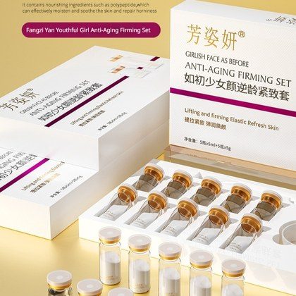 Anti-Aging Firming Kit Oligopeptide Ampoule Spa-Like Freeze-Dried Powder
