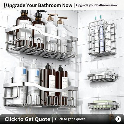 Punch-free Glossy Wall-mounted Washbasin Rack