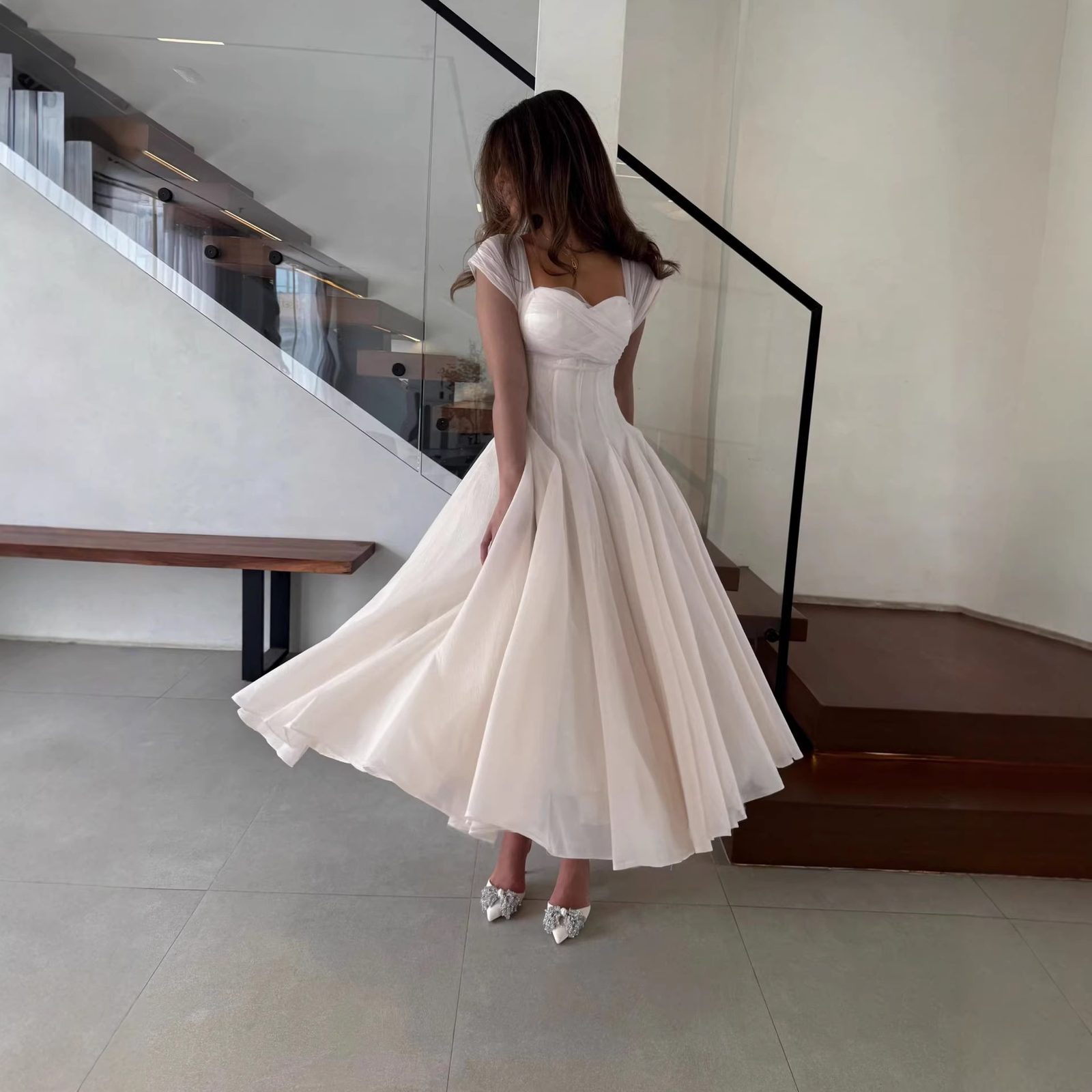 Maxi Dress For Women, Summer, French-style, Soft And Elegant