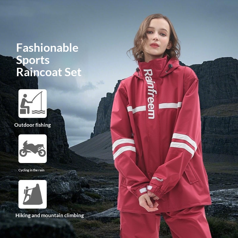 Electric Vehicle Raincoat Set Full-body
