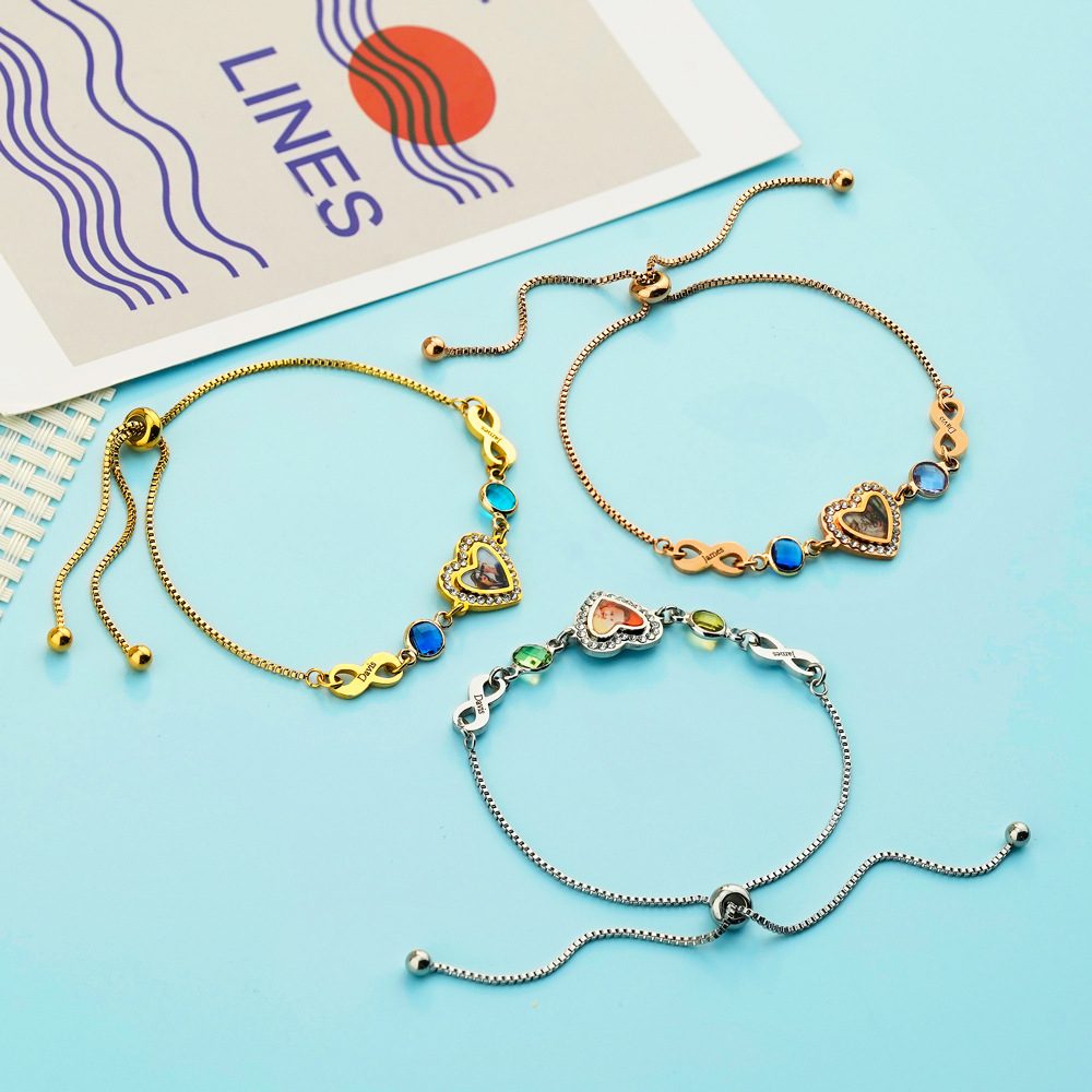Stainless Steel Bracelet Customized In Multiple Colors