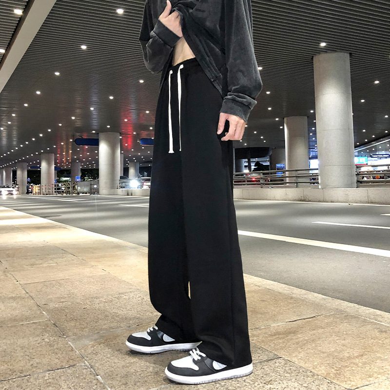 Autumn New Sweatpants Mens Wide-leg Casual Trousers For Teens