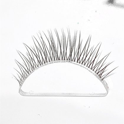 Short natural nude makeup False eyelashes 3D mink hair
