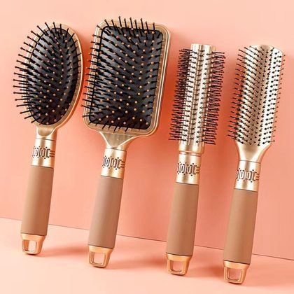 Ribbed Comb Curly Hair Comb Home Massage Comb Smooth Hair Comb Big Bend Comb Modeling Comb Air Cushion Comb