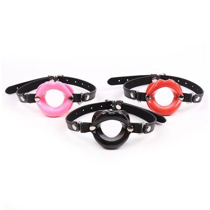 Husband And Wife Fun Oral Sex Leather Lips O-Shaped Fun Mouth Opener Alternative Toy Teaching Mouth Flail