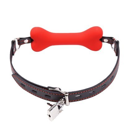 Sexual Adult Products Silicone Dog Bone Mouth Flail Male Mouth Opener Alternative Toy Soft Mouth Ball Couple Toy