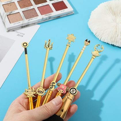 One Piece Anime Surrounding Luffy Chopper Skull Cool Loose Powder Brush Eye Shadow Brush Makeup Brush Tool Set