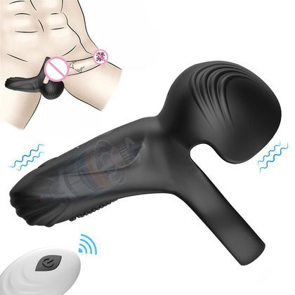 Male Adult Supplies Charging Remote Control Silicone Egg JJ Lock Fine Delay Ring Couple Supplies