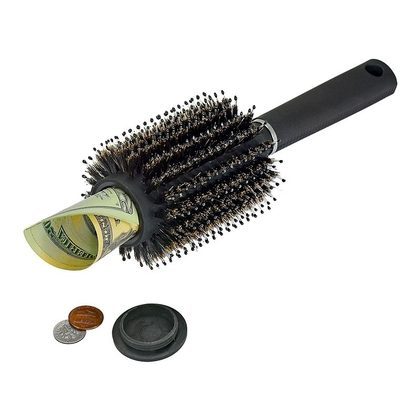 Comb Storage Box Roller Comb Storage Box Plastic Concealed Portable Storage Comb Pill Box