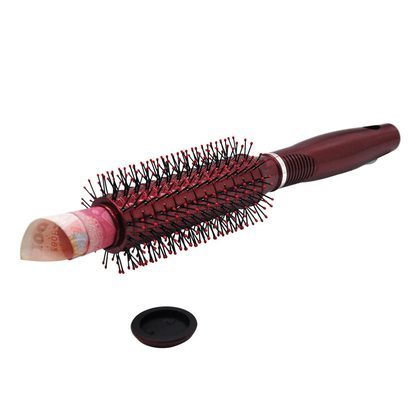 Comb Storage Box Roller Comb Plastic Concealed Portable Storage Comb Car Medicine Box