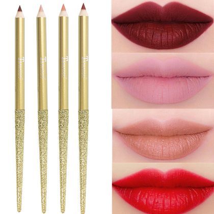 Matte Lip Liner Lasting Vampire Color Nude Pink Big Red Lipstick Lip Pencil
