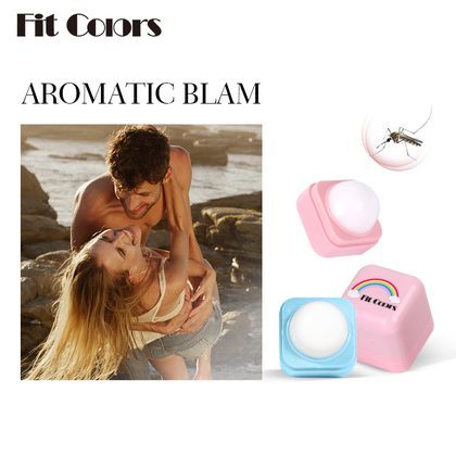 Fit Colors Mosquito Repellent Solid Balm Ball Boys and Girls Carry Long Lasting Fragrance Insect Repellent Solid Balm