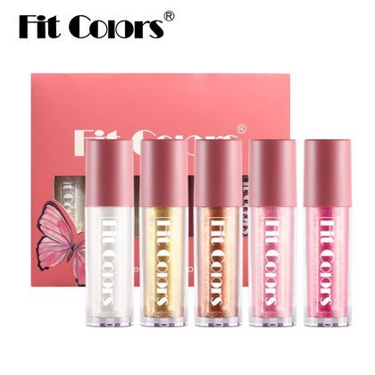 Fit Colors Pearlescent Lip Gloss Matte Non-Stick Cup Mermaid Sparkling Lip Gloss