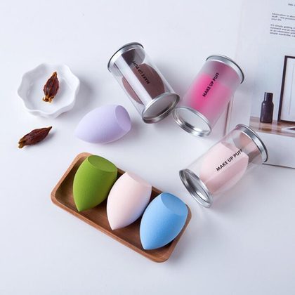 Foundation Powder Makeup Sponge Microfiber Egg Cosmetic Puff