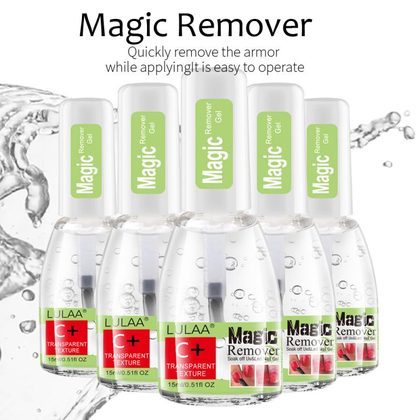 LULAA 15ml Remover Nail Gel Nail Polish Remover Liquid Nail Cleanser Nail Polish Remover Bursting Sticky Manicure Tools