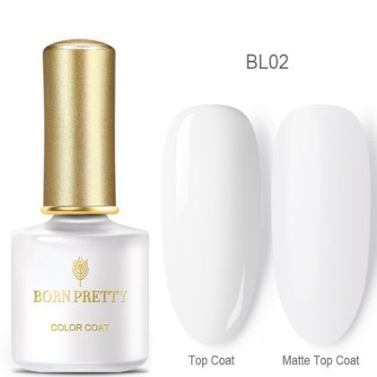 BORN PRETTY Nail Gel 6ml Eggshell Gel Nail Polish Transparent Gel & Special Black Material Nail Gel With Any Color Base