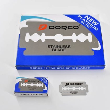 10pcs/box Double-sided Razor Blades Brand Stainless Steel Safety Razor Blades For Men Shave Blade,eyebrow shaping blade