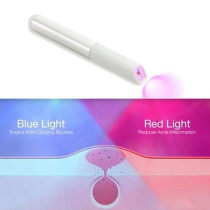 Spider Vein Eraser Anti-varicose Veins Removal Pen Blue/Red Light Machine for Anti-Inflammation Acne Scar Removal Wrinkle Removal Treatment Skin Tigh