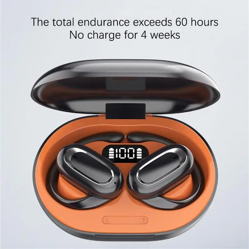 T35 can talk, run, exercise, wireless OWS over the ear Bluetooth earphones with noise reduction and long battery life