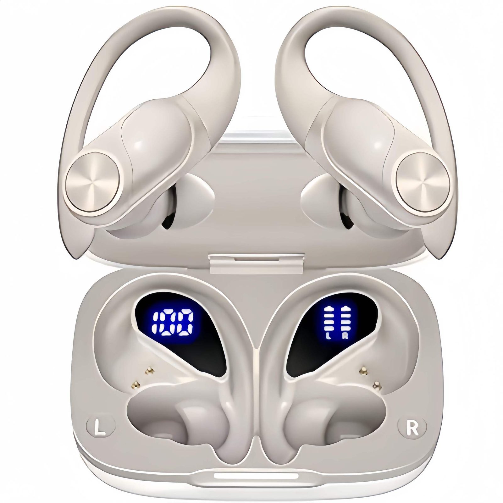 Wireless Bluetooth Long Range Sports Running Noise cancelling Earbuds