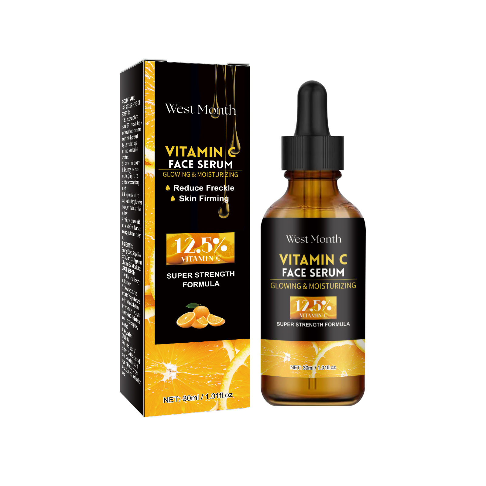 Vitamin C Face Essence For Reducing Fine Lines, Firming, Smoothing And Moisturizing Anti-Aging Skin Essence
