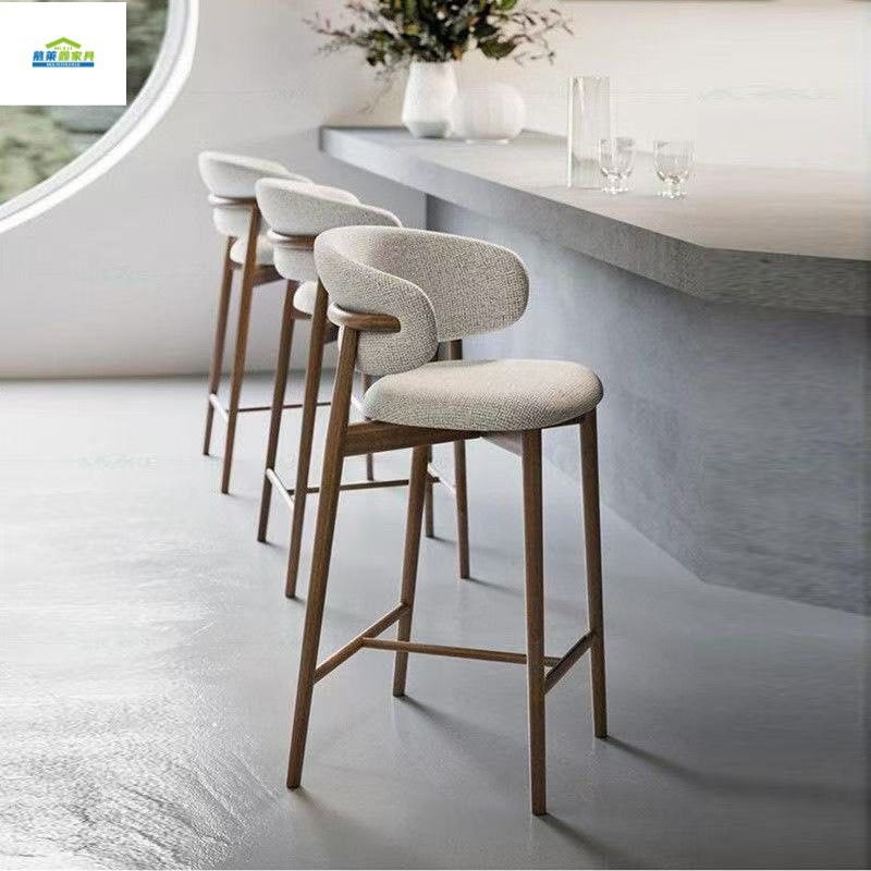 Light-luxury Modern Solid-wood Table And Chair Set