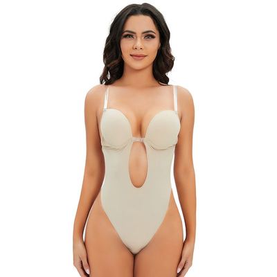 Strapless Bra-padded Bodysuit For Body Shaping And Tummy Control